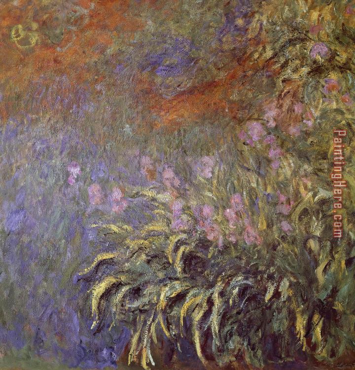 Claude Monet Iris In Pond